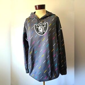 Nike NFL Las Vegas Raiders Crucial Catch Hoodie. Size Womens XL